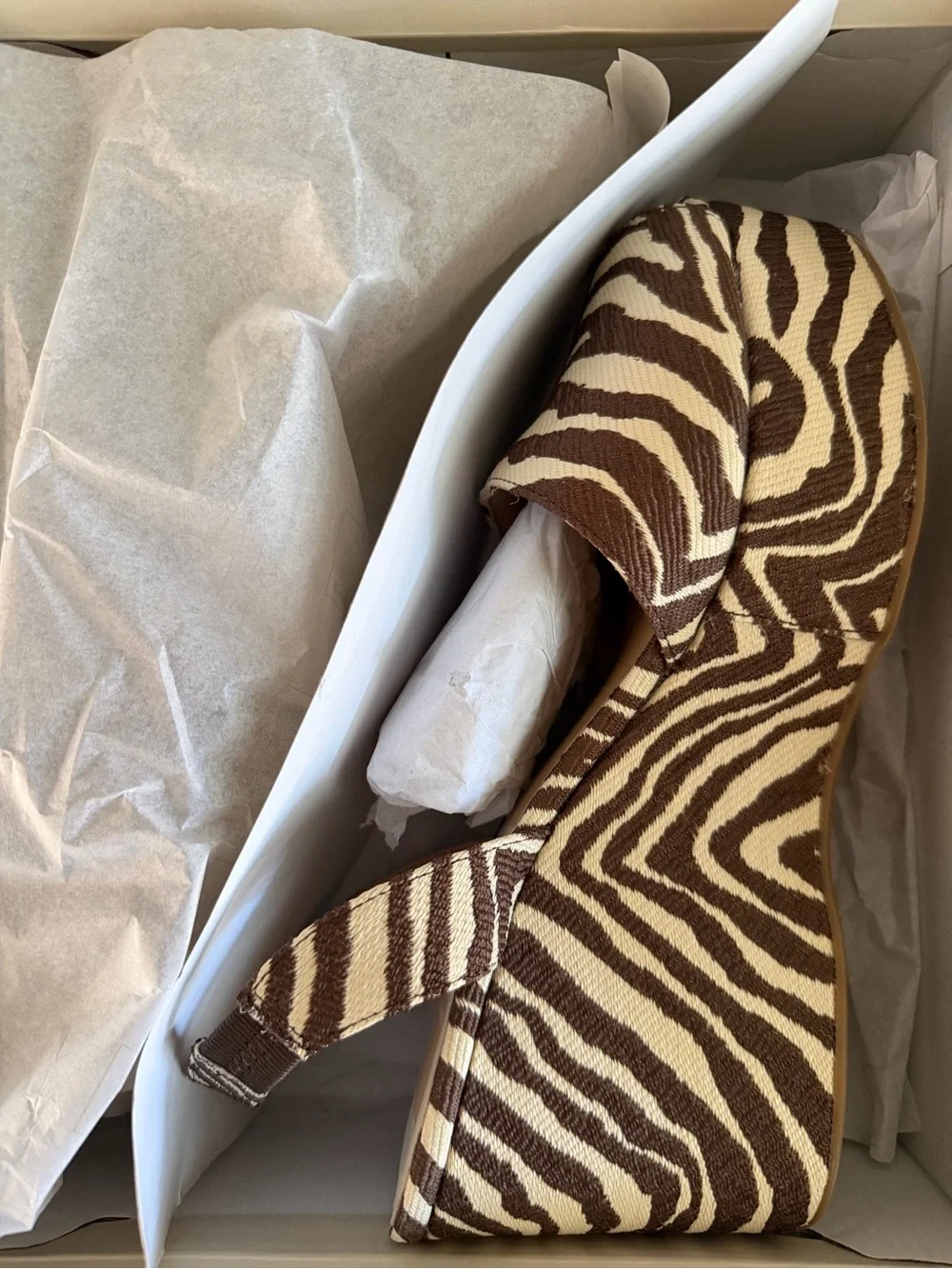 NWT Dolce Vita Akera Slingback Platform Wedge Sandals